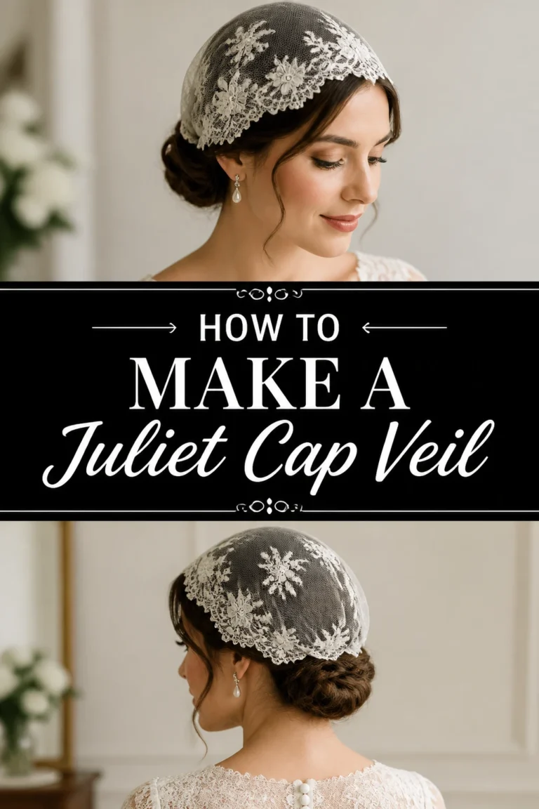 👰‍♀️ How To Make A Juliet Cap Veil